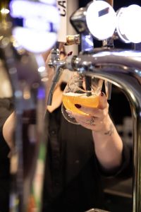 image of beer being served
